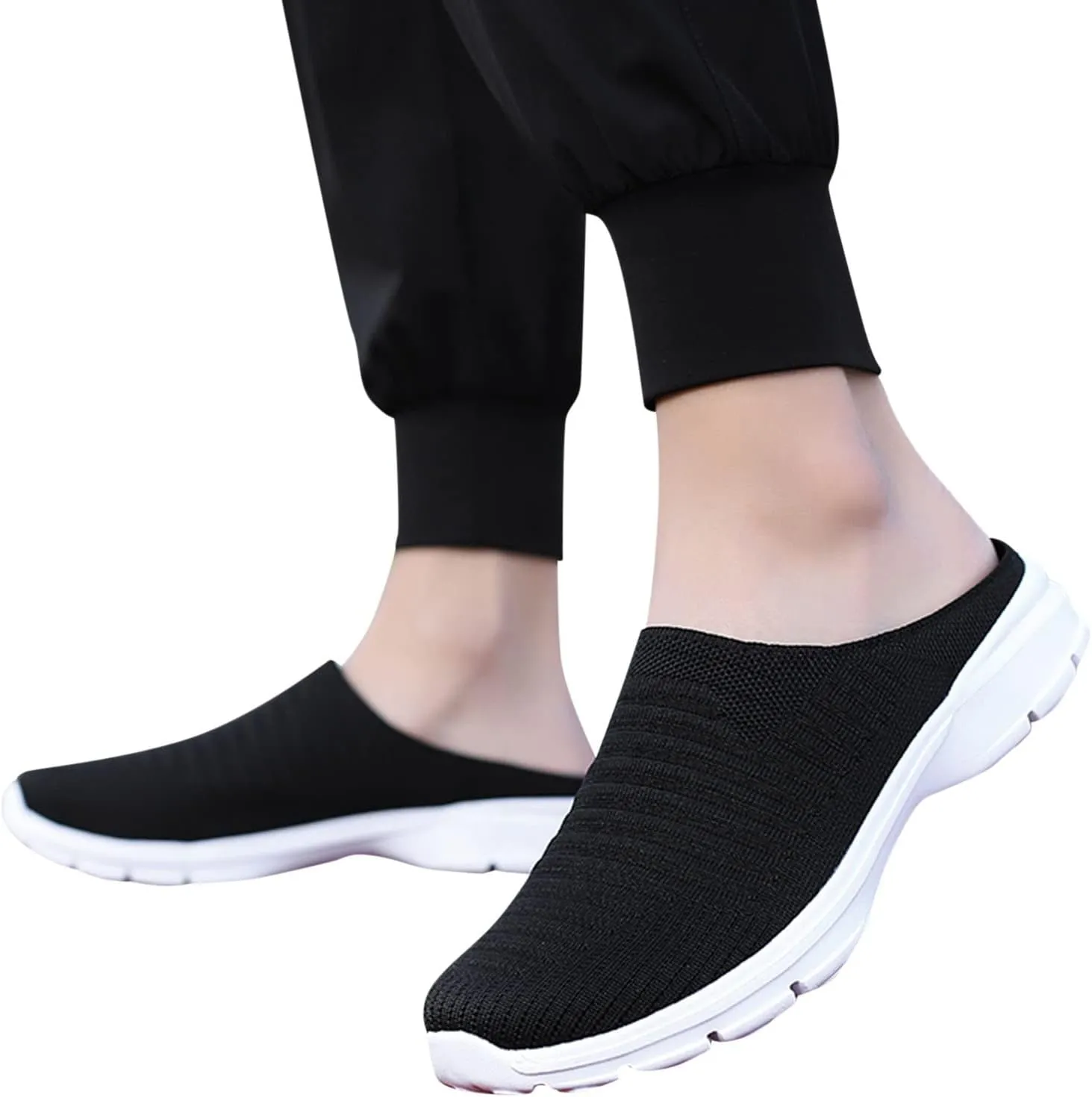 Women's Slip-On Orthopedic Arch Support Backless Running Shoes for Men Walking Dress Casual Shoes Walking Sneakers Waterproof Tennis Shoe Loafers Dress Shoe