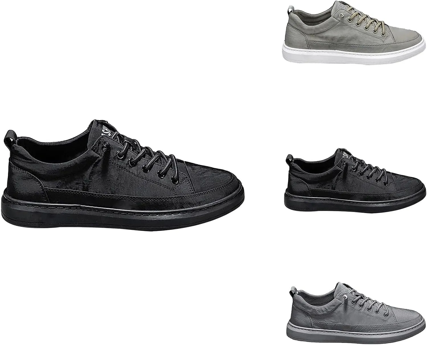 Women's Sneakers in White in Wide Width Womens Tennis Shoes Slip On Casual Shoes Round Toe Slip On Casual Men's Loafers & Slip-Ons Sneakers for Women