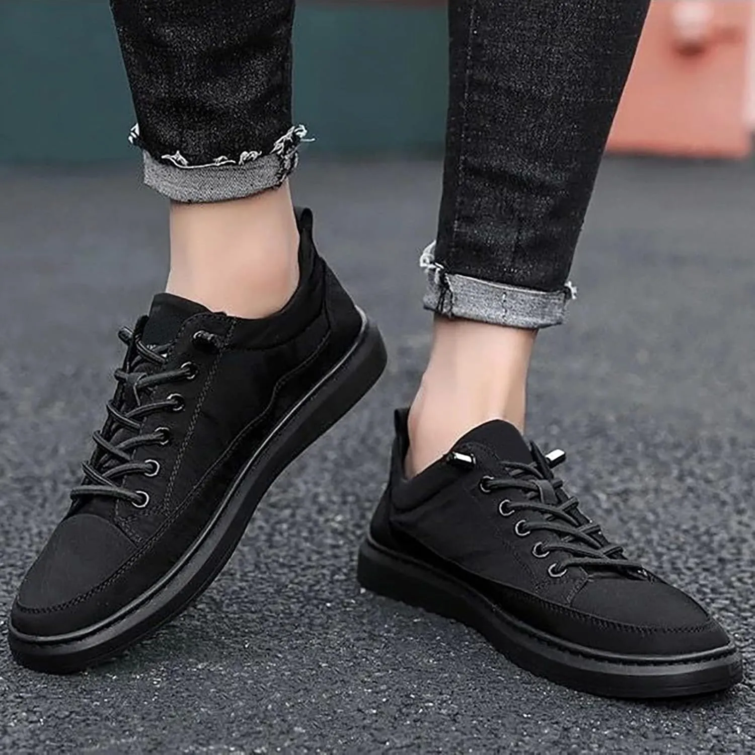 Women's Sneakers in White in Wide Width Womens Tennis Shoes Slip On Casual Shoes Round Toe Slip On Casual Men's Loafers & Slip-Ons Sneakers for Women