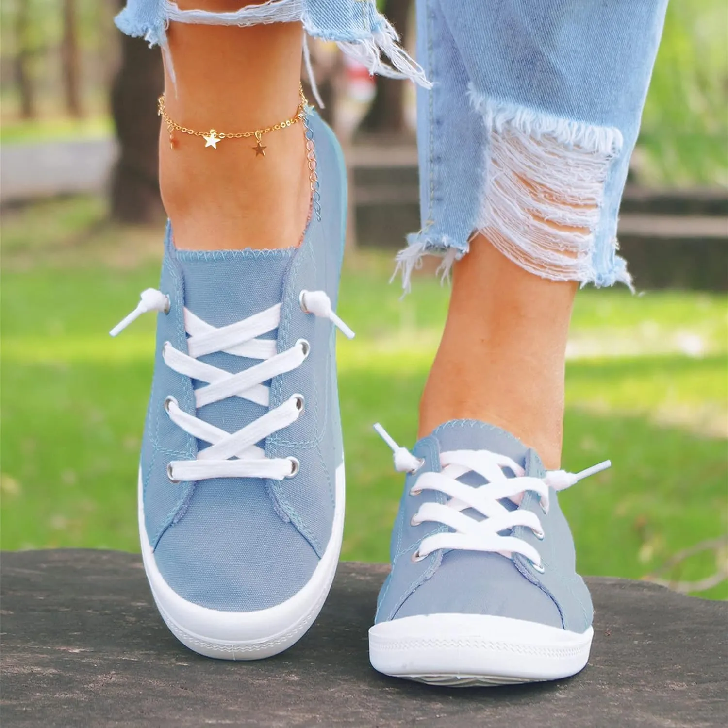 Womens Sneakers Size 11 Walking Zapatos para Mujer Comodos Casuales De CuñA Bajitos Cerrados Non Slip House Shoes for Women Elderly Womens White Sneakers Slip On Tenis OrtopéDicos para Mujer Blanco