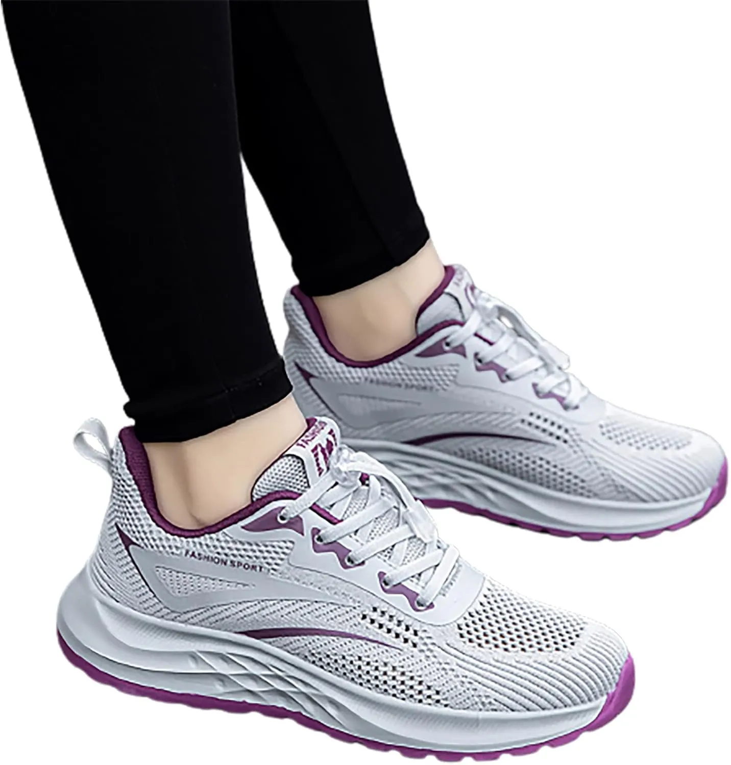 Women's Sneakers Zapatos Negros para Mujer De Tacon Women Sneakers Lightweight Air Cushion Gym Fashion Shoes Sneakers for Women All Black Non Slip Restaurant Shoes Women's