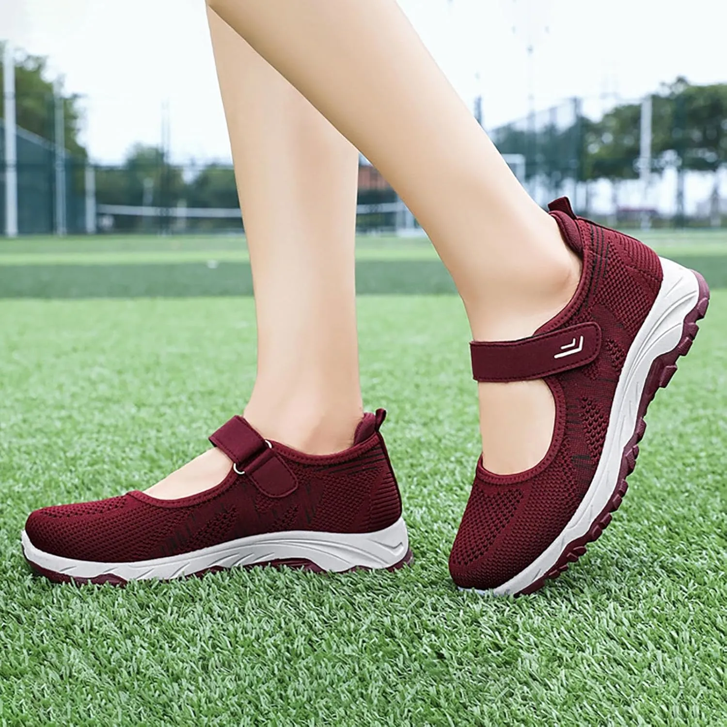 Womens Soft Orthopedic Slip-On Walking Shoes Mules for Women 2025 Fashion Woven Summer Slip on Breathable Casual Loafers Closed Toe Shoe with Arch-Support