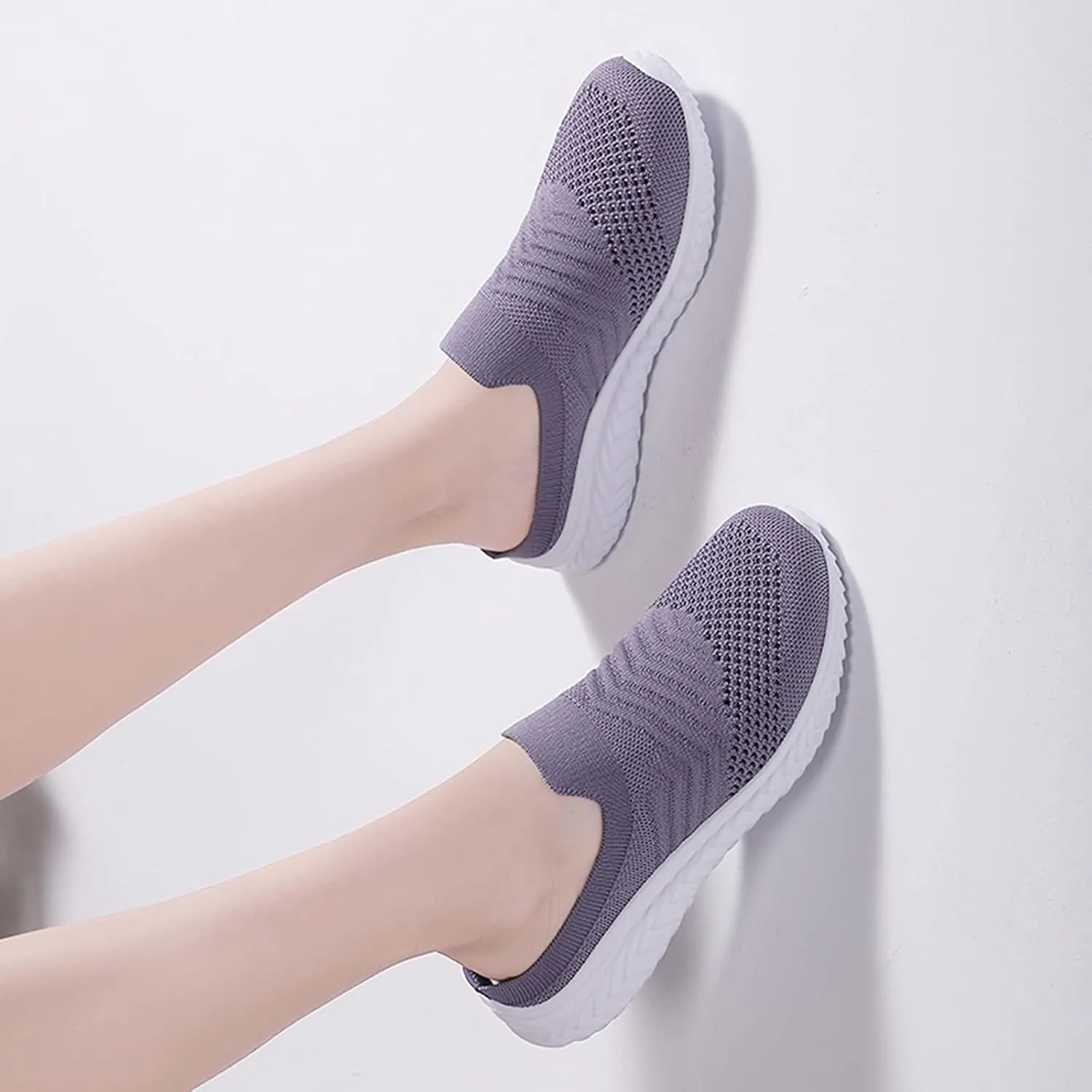 Womens Summer Breathable Mesh Slippers Slip On Shoes Women Lightweight Men's Casual Dress Shoes Men's Fashion Sneakers Slip On Tennis Shoe Loafers Dress Shoe