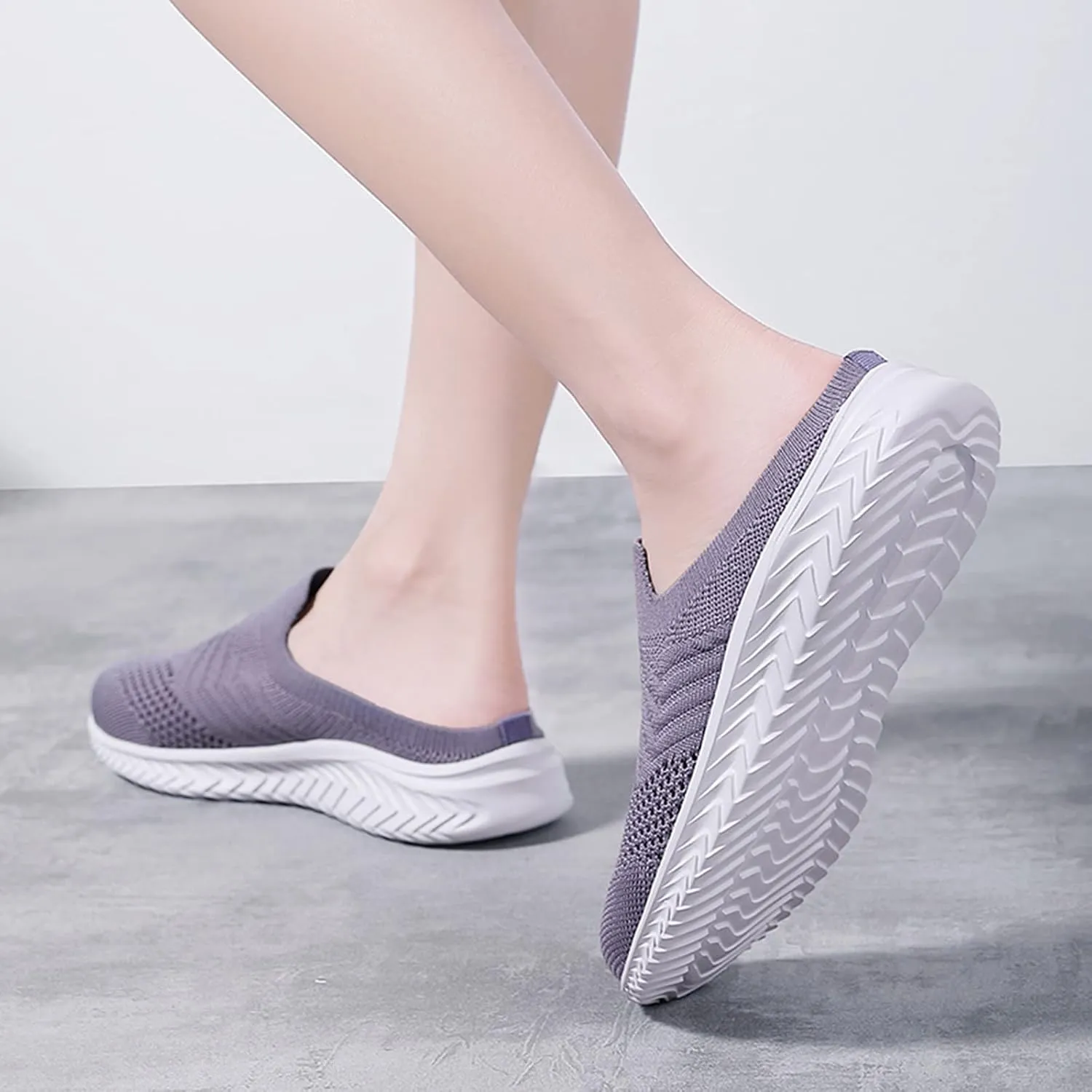 Womens Summer Breathable Mesh Slippers Slip On Shoes Women Lightweight Men's Casual Dress Shoes Men's Fashion Sneakers Slip On Tennis Shoe Loafers Dress Shoe