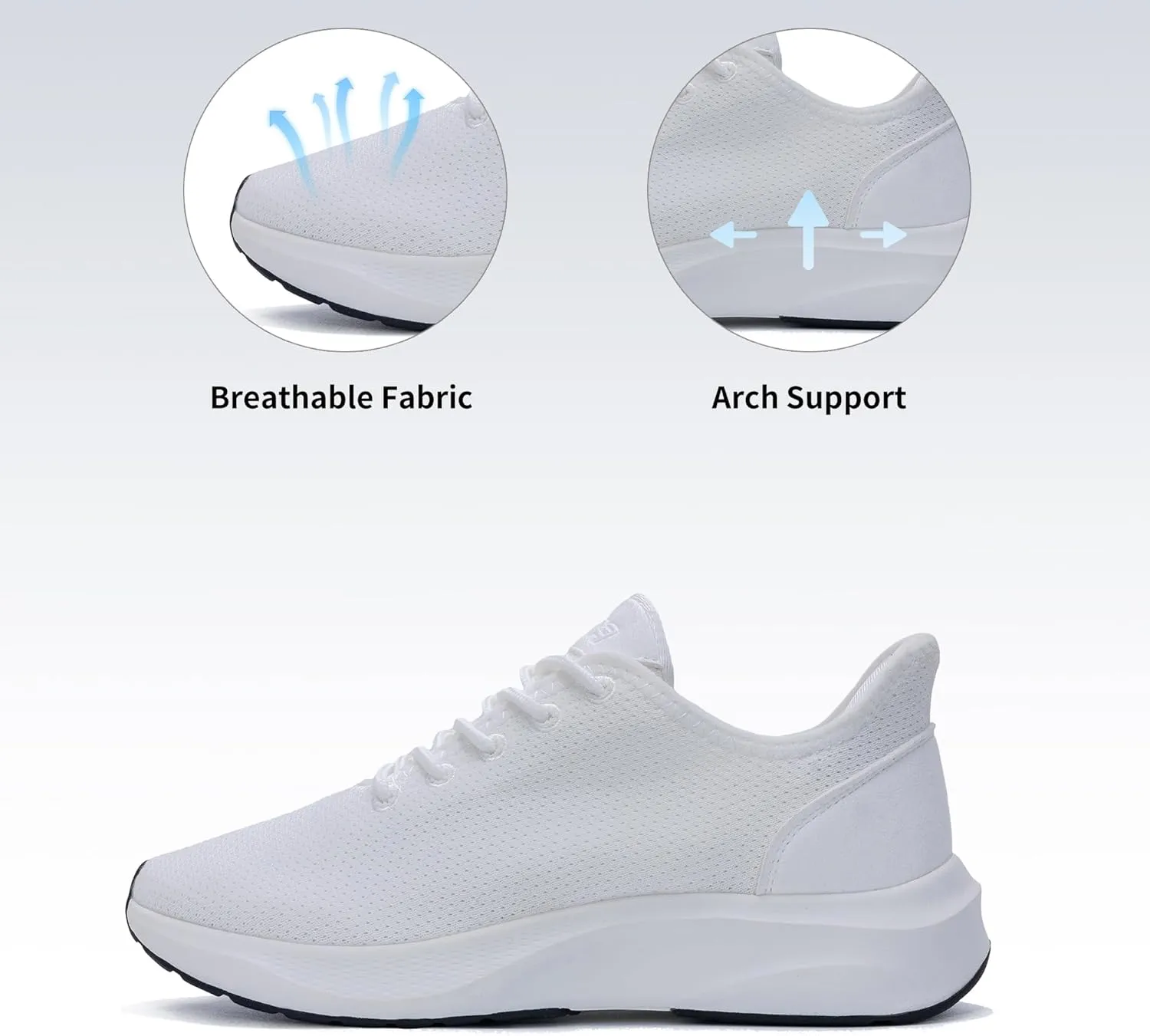 Women's Tennis Shoes,Comfortable Breathable Knit Slip On Sneakers, Convenient Shoes for Everyday and Travel