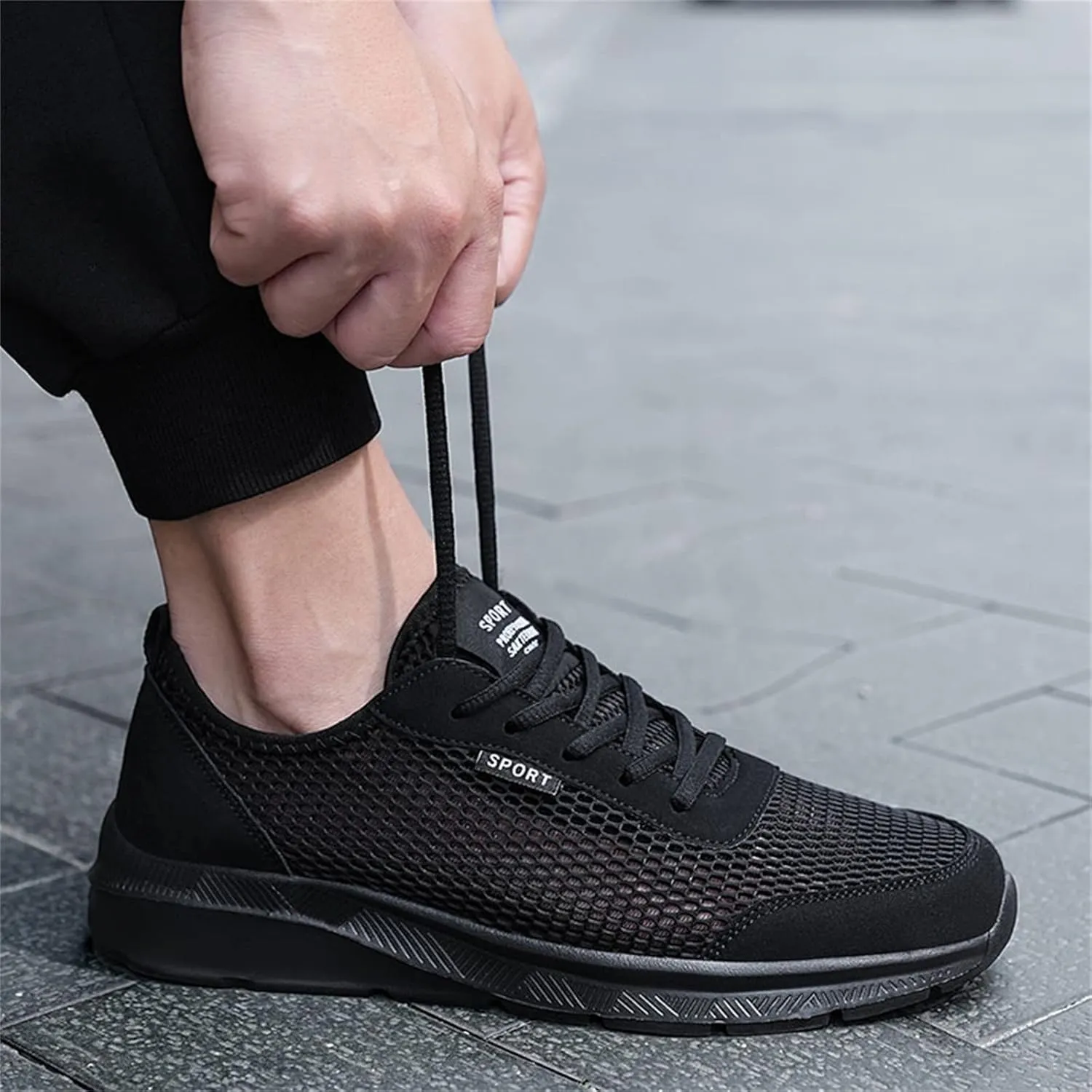 Workout Athletic Sport Shoes for Men Breathable Mesh Comfortable Tennis Shoe Men's Stylish Lightweight Sneakers