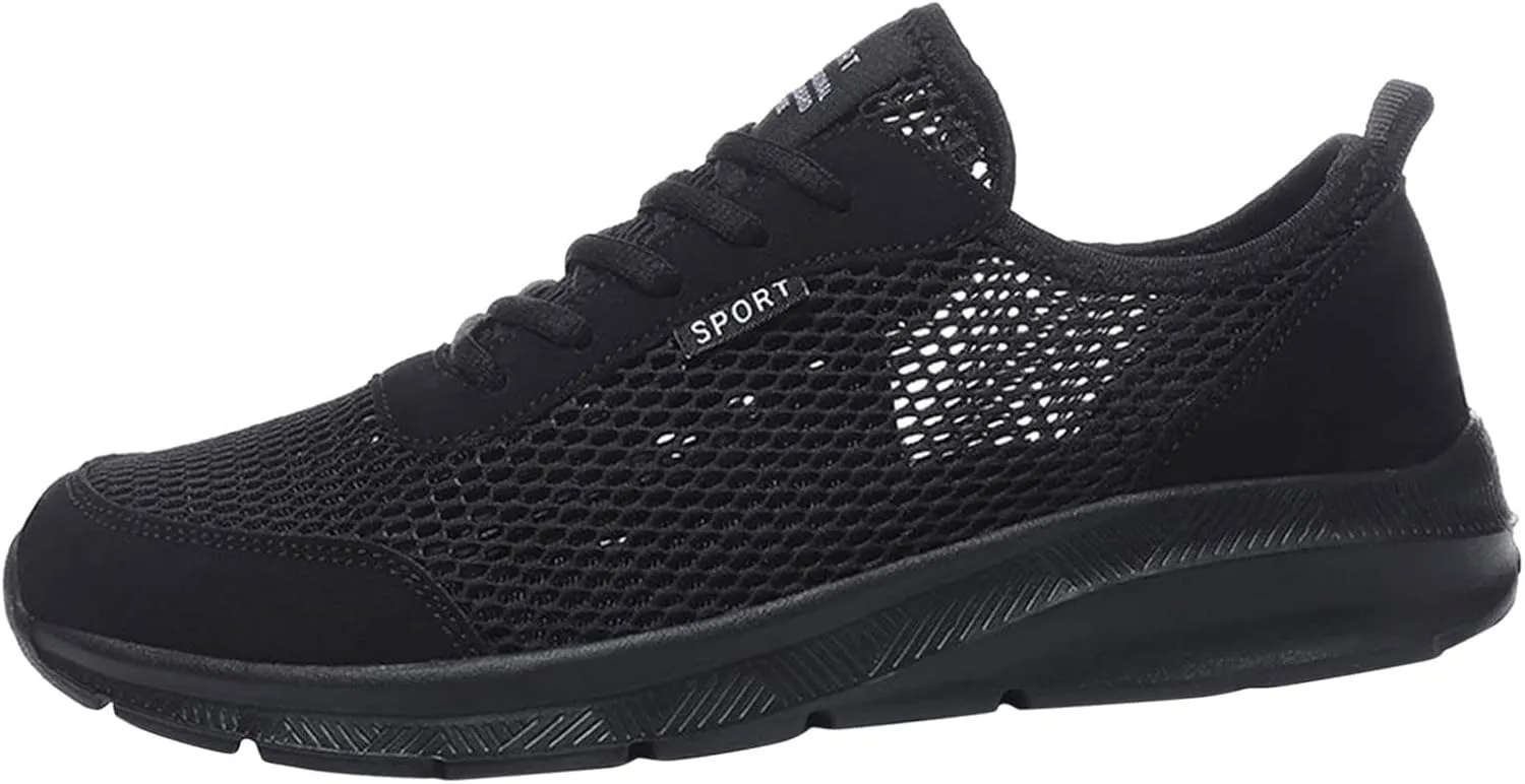 Workout Athletic Sport Shoes for Men Breathable Mesh Comfortable Tennis Shoe Men's Stylish Lightweight Sneakers