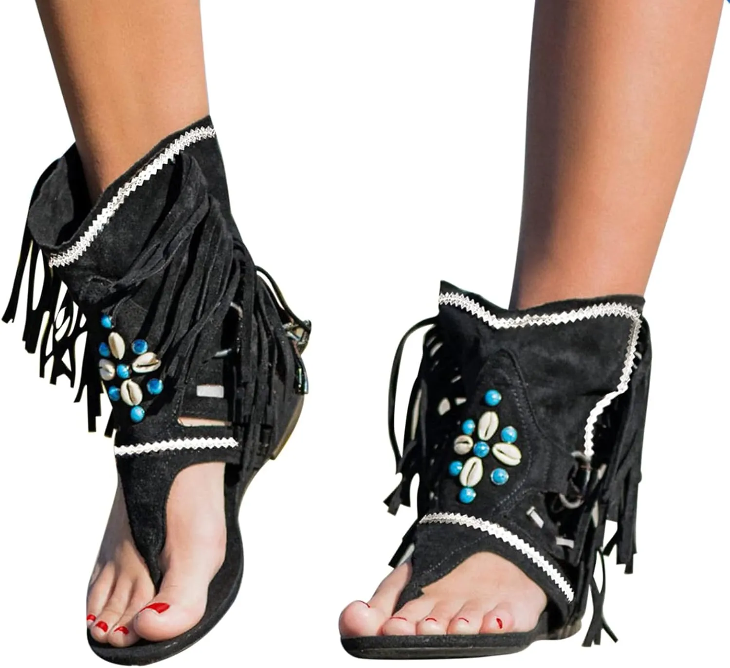 Yoga Mat Comfortable Flat Sandal for Women Open Toes One Band Ankle Strap Flats Rhinestone Flats for Women